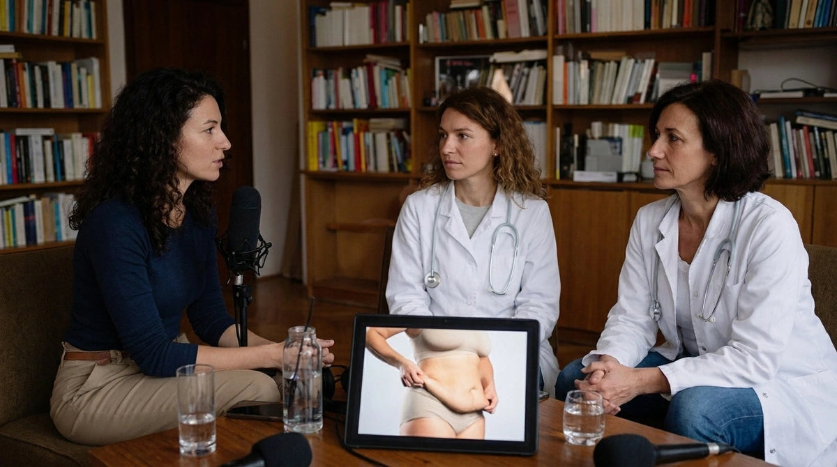 Editoarea în timpul interviului cu cele două specialiste