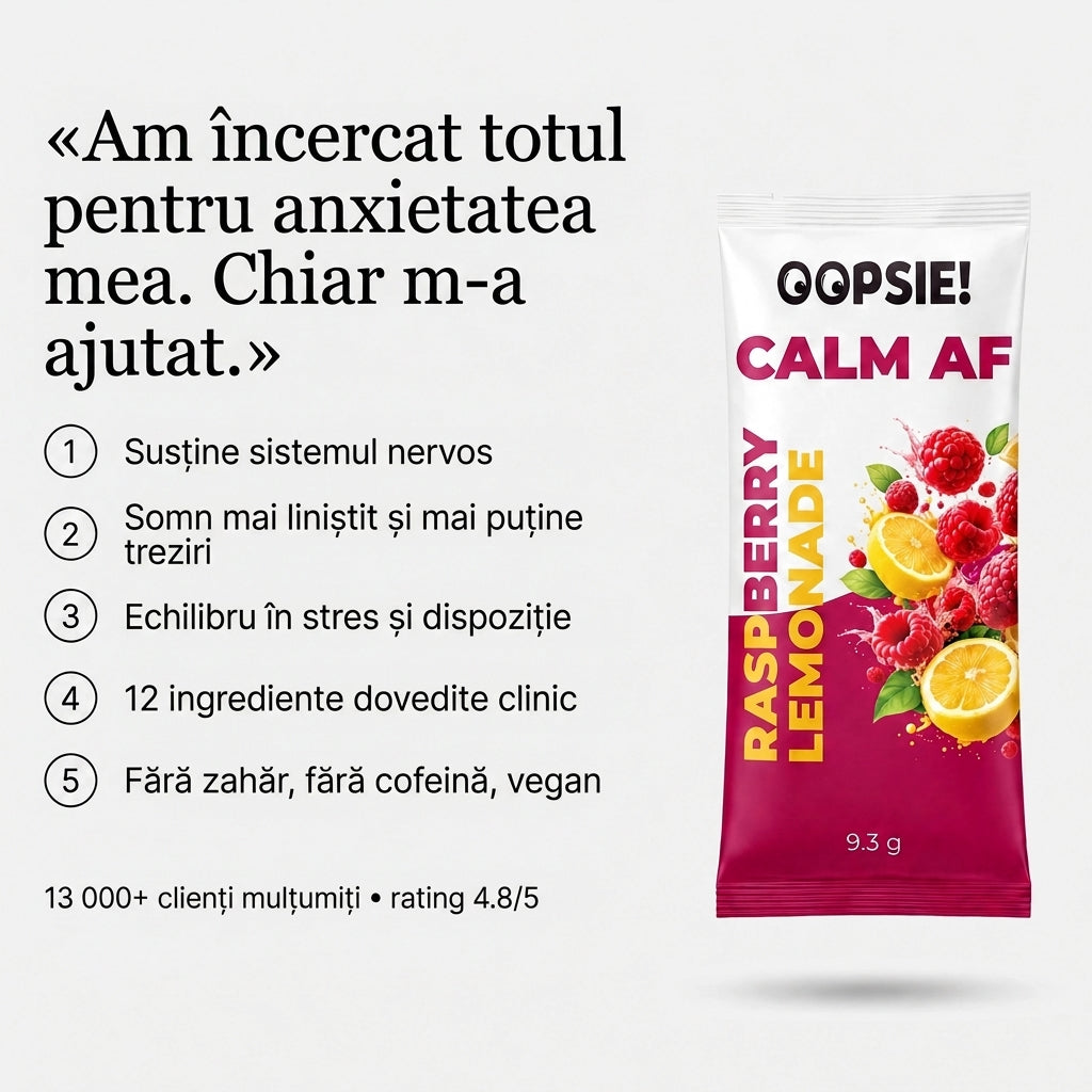 OOPSIE™ Calm AF #1 Băutură pentru stres, anxietate și insomnie