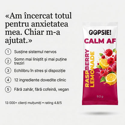 OOPSIE™ Calm AF #1 Băutură pentru stres, anxietate și insomnie