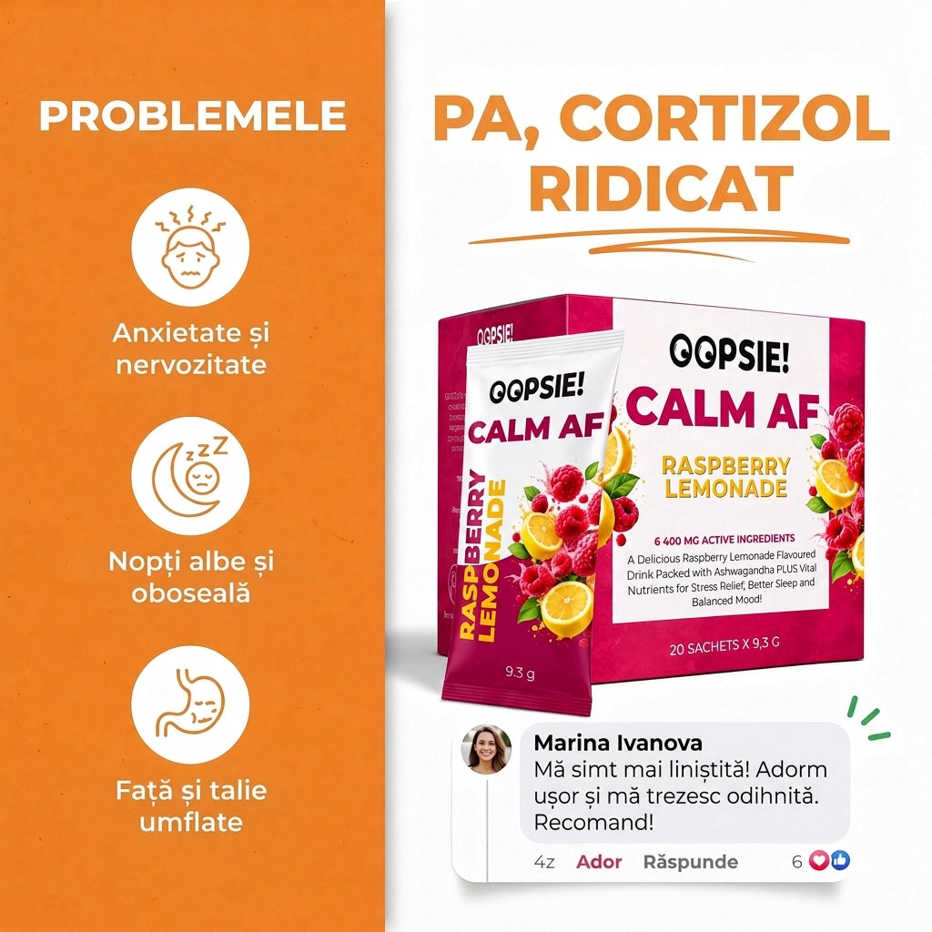 OOPSIE™ Calm AF #1 Băutură pentru stres, anxietate și insomnie